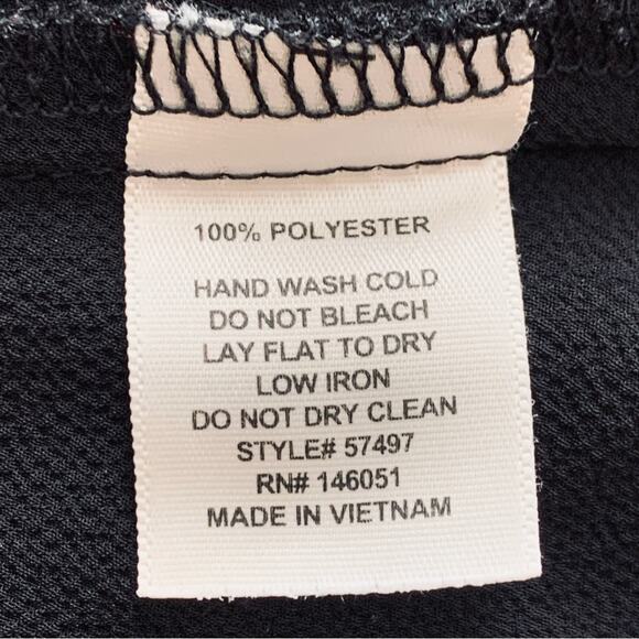 Monteau Dress LBD Black Sleeveless High Low Hem Open Draped Back Dress Small - Picture 8 of 12